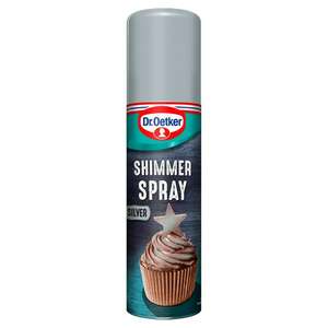 Dr. Oetker Shimmer Spray Silver 50ml £1.29 in store @ Sainburys (Leamington spa shires retail park)