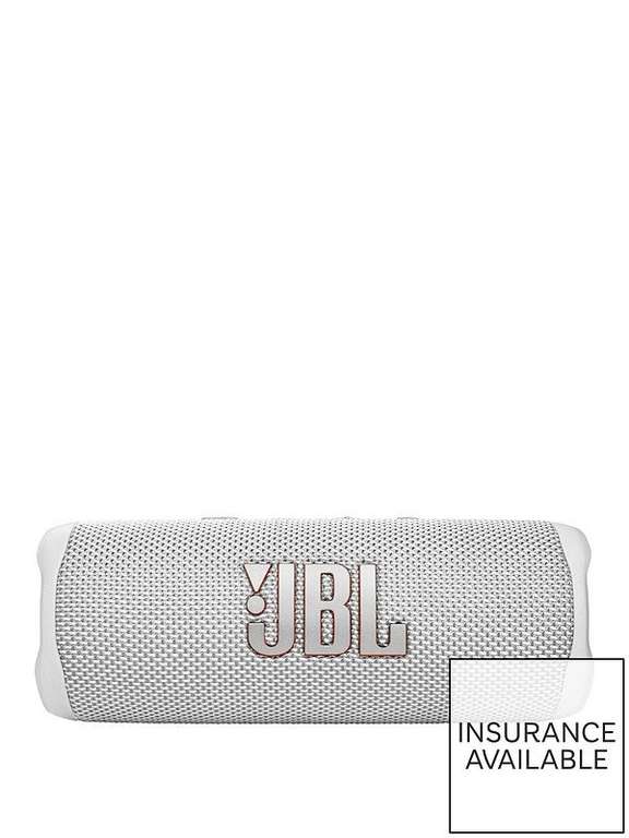 JBL Flip 6 Portable Bluetooth Speaker - White - £79.99 with Free Collection @ Very