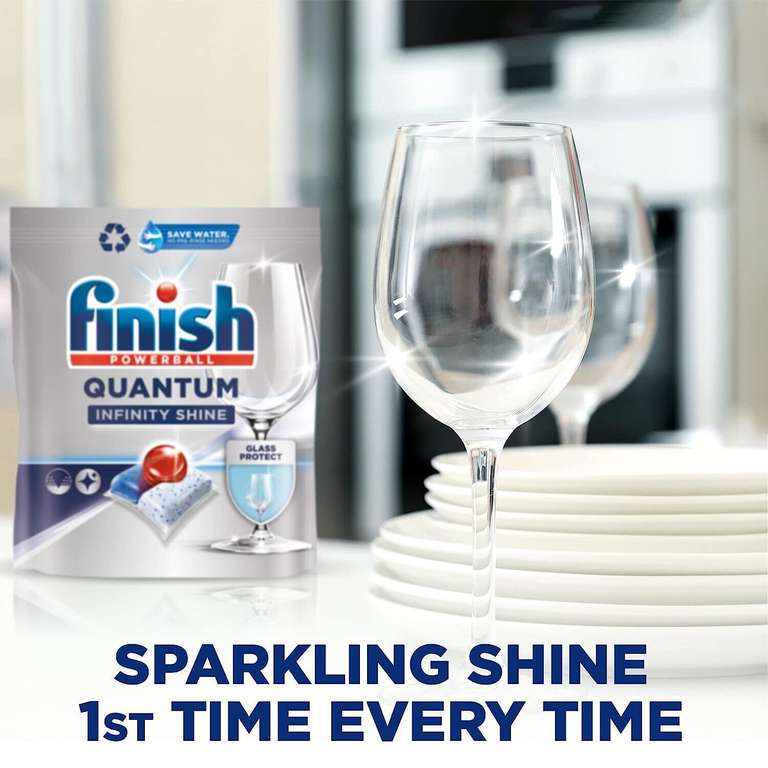 Finish Quantum Infinity Shine Regular Dishwasher Tablets - 5 x 83 (415 Total) - 10p a tab (£8.30 per pack) - sold by official_brand_outlet