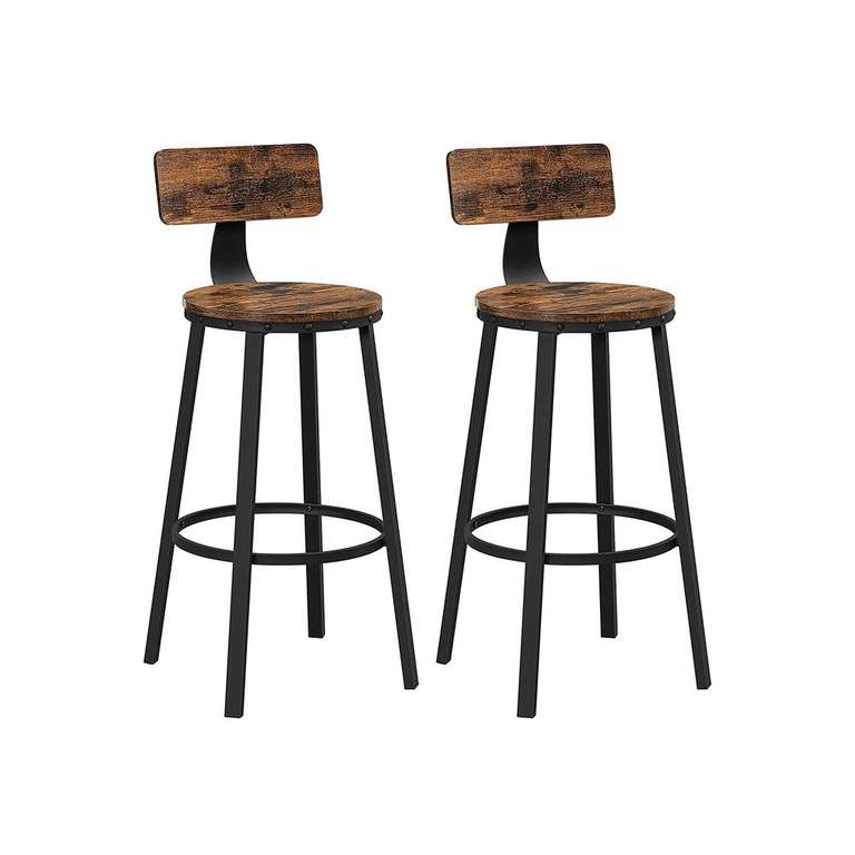 VASAGLE Bar Table Set, with 2 Stools, Dining table set, Kitchen Counter  Chairs, Industrial, Living Room - AliExpress