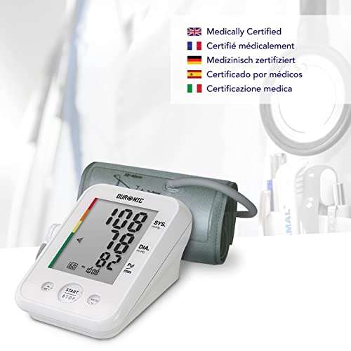 Blood Pressure Monitor Machine BPM150, CE Approved - Discount At Checkout (Selected Users) - Sold & Dispatched By Duronic