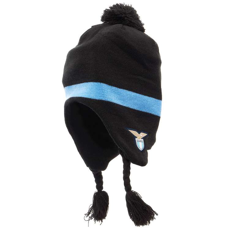 Lazio Earflap Woolie Hat (Blue or Black) - £2.69 with code + £2.99 delivery @ Classic Football Shirts