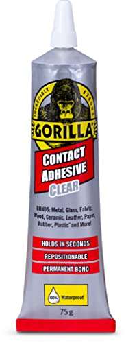 Gorilla Contact Adhesive Clear 75g £4.87 @ Amazon