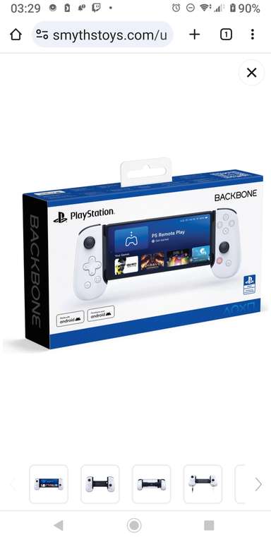 Backbone - One - PlayStation Edition for Android - White