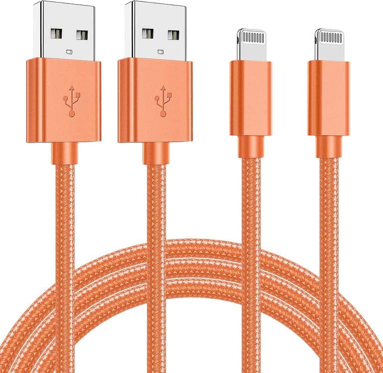 OCEEK iPhone Charger Cable 2 Pack 1 Metre Lightning Cable - Sold by OCEEK FBA