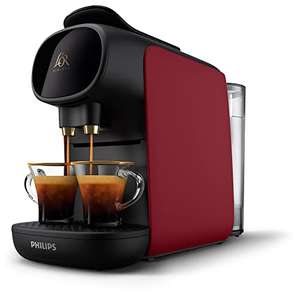 L'OR BARISTA Nespresso Sublime Coffee Capsule Machine by Philips, for Double or Single Capsule, Red/Black