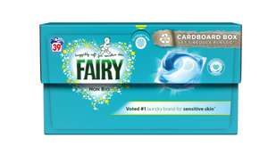 Fairy Non Bio All-in-1 Pods Washing Liquid Capsules Original 39 Washes £5 - Nectar Price @ Sainsbury's