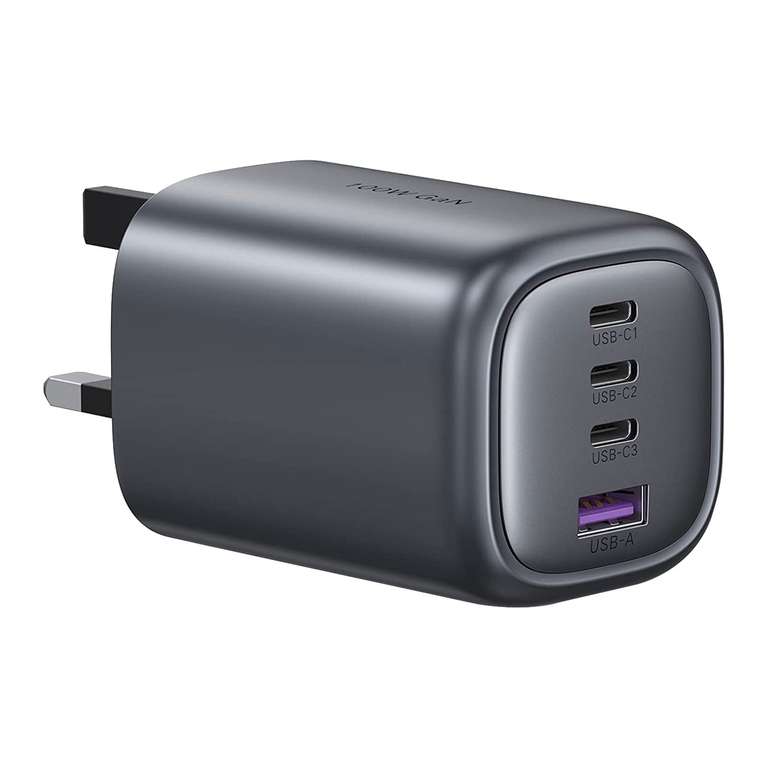 UGREEN Nexode 100W 4-Port GaN & Ultra-Fast USB Charger + USB A to type C 3A charging cable + Free next day delivery