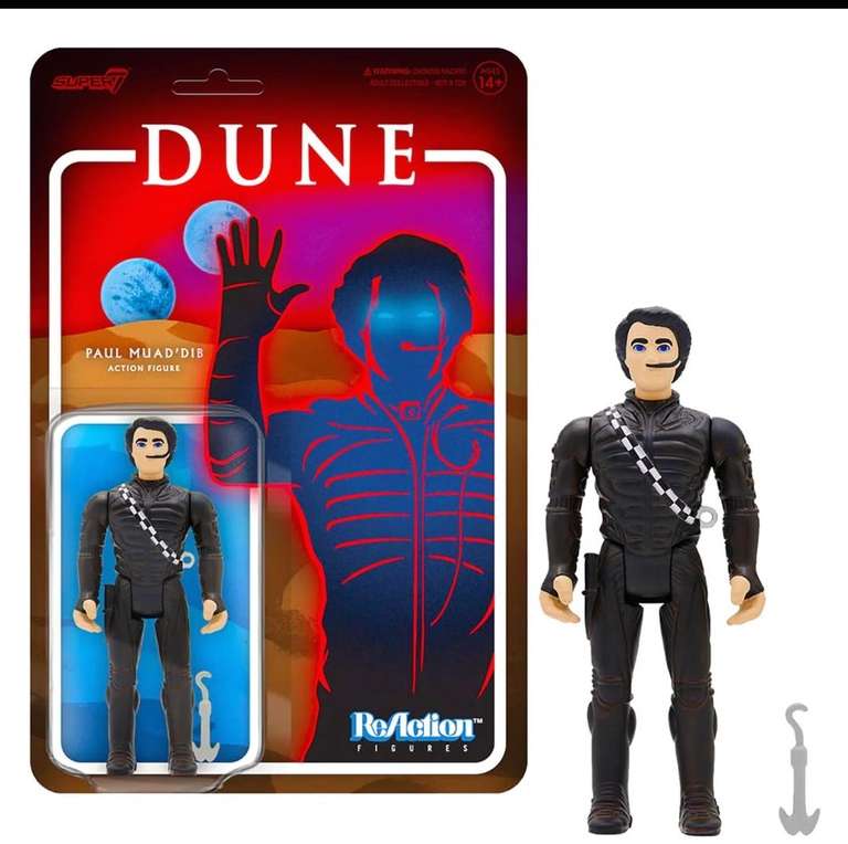 Collectors Super7 ReAction Dune rrp £60 - 5 Figure Bundle based on the vintage toys from the 1984 motion picture