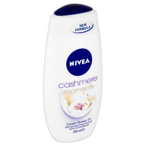 NIVEA Cashmere Indulgent Moisture Shower Cream 250ml - £1 (90p/85p S&S) @ Amazon