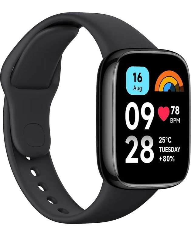 Xiaomi Redmi Watch 3 Active, 1.83" LCD Display, Bluetooth Phone Calls, SpO2 and Heart Rate Monitoring £37.79 W/Code
