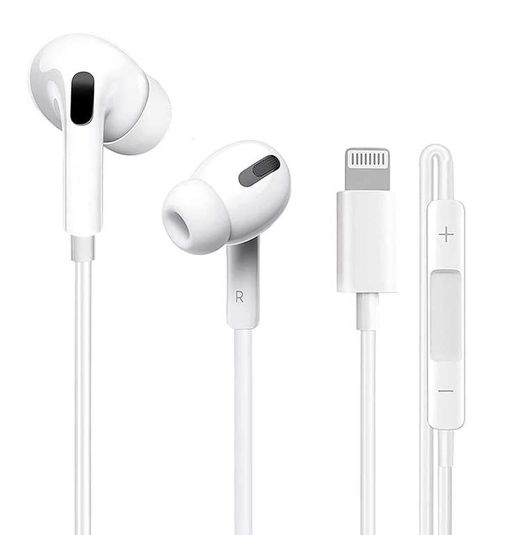 Apple MFi Certified Lightning Wired Earphones Headphones @ chaolinkeji / FBA