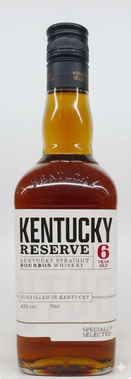 Kentucky Reserve Bourbon Whiskey 6yr 70cl 43% at Aldi, Penrith