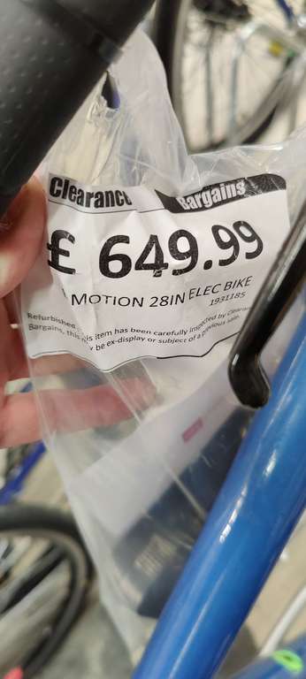 E-move city e-bike £360 Refurbished at Clearance Bargains Stanley