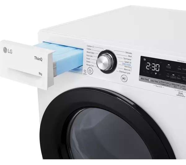 LG Dual Inverter WiFi-Enabled 9kg A++ Heat Pump Tumble Dryer (White) - £499 Delivered @ Reliant