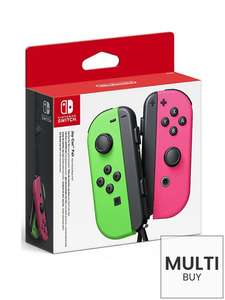 Nintendo Switch Joy-Con Controller Twin Pack, Wireless, Rechargeable – Neon Pink/Neon Green - £58.99 with free collection @ Very