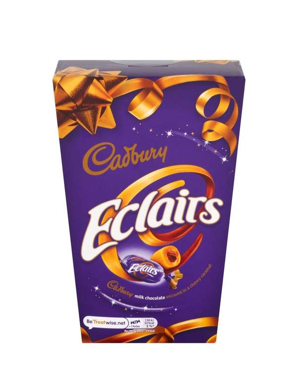 Cadbury Eclairs Chocolate Carton 350g (Selected Locations)