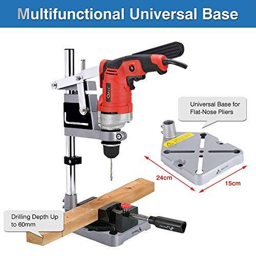 Bench Drill Press Stand for Power Drills with a Collar Diameter of 43 mm or 38 mm - Ironcty FBA