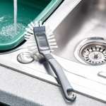 Addis Jumbo Washing Up Dish Brush, Metallic Silver