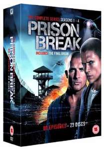 Prison Break - Season 1-4 DVD (used) £3.23 delivered with code @ World of Books