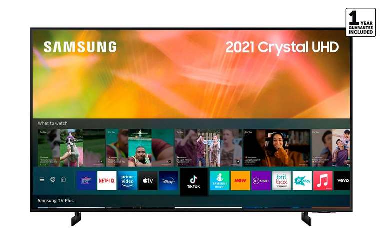Samsung UE70AU8000 70 inch 4K Ultra HD HDR Smart LED TV - £699 VIP price @ Richer Sounds