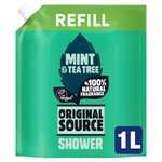 Original Source Mint & Tea Tree Shower Gel Refill 1L/Original Source Coconut & Shea Butter Shower Gel 1L - £2.95 (Clubcard Price) @ Tesco