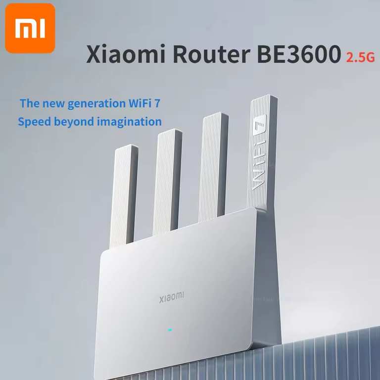 Xiaomi Router BE3600 WiFi 7 Dual-Band Qualcomm quad-core, ( EU plug ) @ TRUE Mi Store
