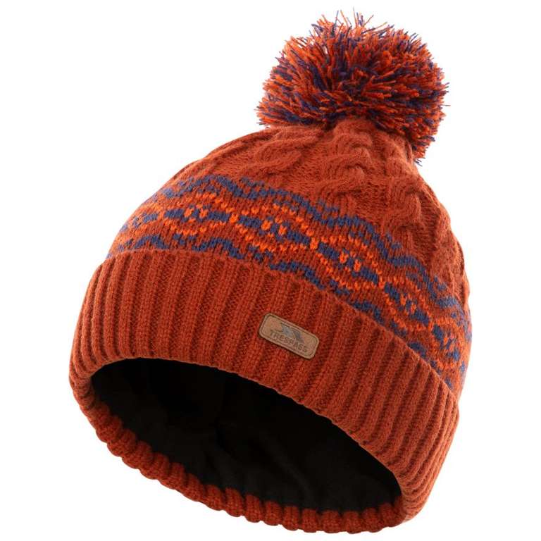 Trespass Men's Andrews Fleece Lined Bobble Hat - £6.60 (+£2.95 Delivery) @ Trespass