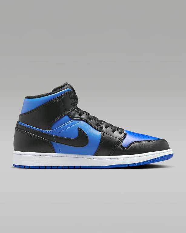 Air Jordan 1 Mid Men's Shoes, Royal Blue (£68.24) + Socks (£7.49) / 2 x Air Jordan 1 Mid Men's Shoes for £136.48 (£68.24 each) - W/Code
