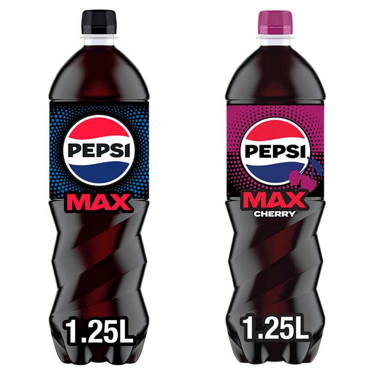 Pepsi Max / Pepsi Max Cherry No Sugar Bottle 1.25L