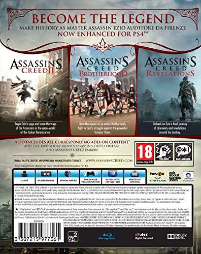 Assassins Creed The Ezio Collection (PS4/Xbox) - £11.99 @ Amazon