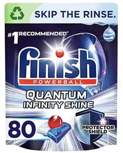 Finish Quantum Infinity Shine Dishwasher 80 Tablets £11.45 / 25% s&s voucher @ Amazon
