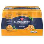 San Pellegrino Italian Classic Taste Original Sparkling Orange Canned Soft Drink 12 x 330ml +15% Voucher (as low as £4.90 on S&S)