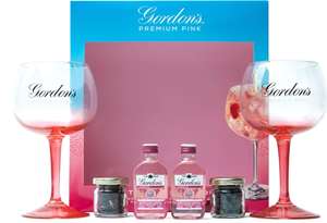 Gordon's Pink Gin gift set (2 miniatures & 2 glasses) - £3.75 at Tesco Extra (York Askham Bar)