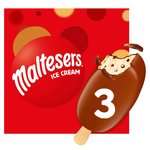 Maltesers Ice Cream 3 x 90ml £2.75 or buy 2 for £3.50 @ Morrisons