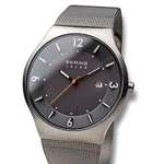BERING Men Analog Solar Collection Watch with Stainless Steel Strap & Sapphire Crystal