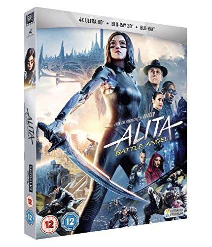 Alita: Battle Angel [ 3D, 4K Ultra-HD and Blu-Ray ] £11.99 @ Amazon