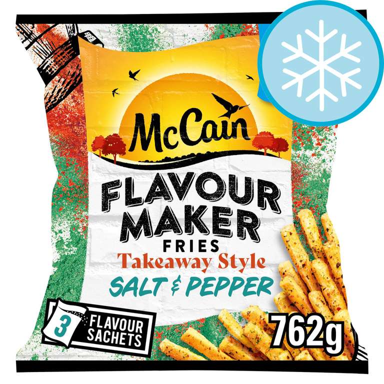 Mccain Takeaway Salt & Pepper Fries 762G + £1.75 Cashback via Shopmium