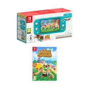 Nintendo Switch Lite Animal Crossing: New Horizons Timmy & Tommy Edition (console + pre-installed game) plus 9747 Reward Points worth £24.36