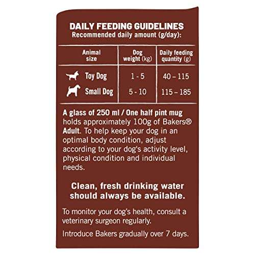 Bakers Small Dog Adult Dry Dog Food Beef and Veg, 2.85 kg (Pack of 4) £6.49 (£6.17 S&S or £5.52 with voucher) @ Amazon
