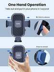 TOPK Car Phone Holder, Adjustable Phone holder for cars Cradle 360° Rotation - 2023 Upgraded - £6.79 @ TopK / Amazon
