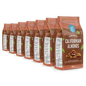Amazon Brand - Happy Belly California Almonds, 7 x 200g - £9.39 - Sold by Amazon Warehouse / Fulfilled by Amazon