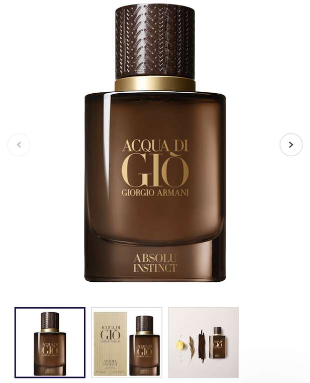 Armani Acqua Di Gio Absolu Instinct Eau De Parfum 40ml Spray £33.60 (member price, £15/year) free delivery for members @ The Fragrance Shop