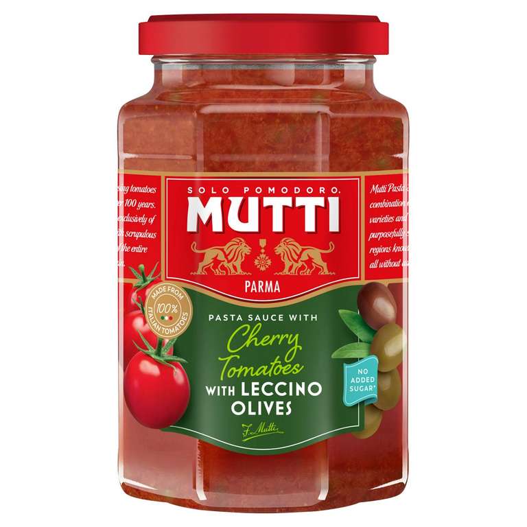 Mutti Simply Sugo Tomato & Olive Pasta Sauce - £1.50 @ Sainsbury's