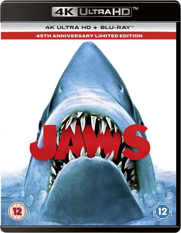 Jaws 4k Blu Ray