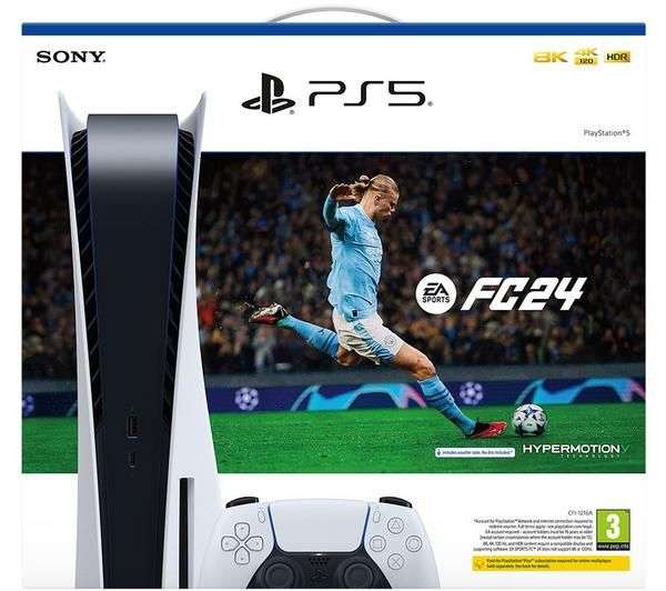 Product - EA Sports FC 24 + £25 PlayStation Credit, sports fctm 24