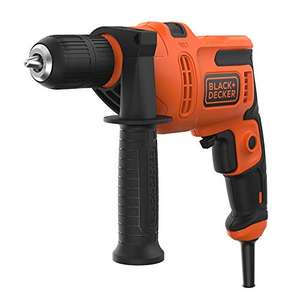 BLACK+DECKER 500 W Hammer Drill Power Tool with Side Handle , BEH200-GB £27 delivered @ Amazon