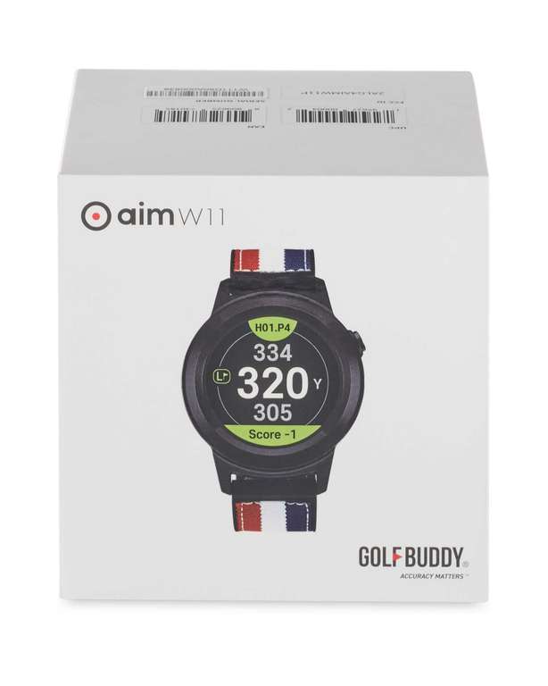 Golfbuddy Aim W11 GPS Golf Watch £101.99 @ Aldi