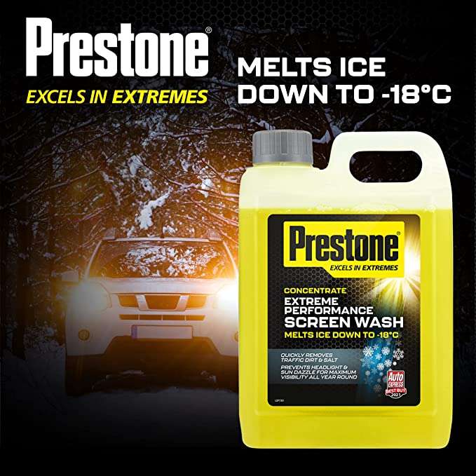 Prestone Extreme Performance Concentrated Screen Wash 2.5 Litres - £3 (Clubcard price) @ Tesco