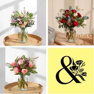 £10 Off your First Order + Free Delivery using code - Letterbox Flowers from £9.00, Hand Tied Bouquets from £20, Christmas Flowers from £14